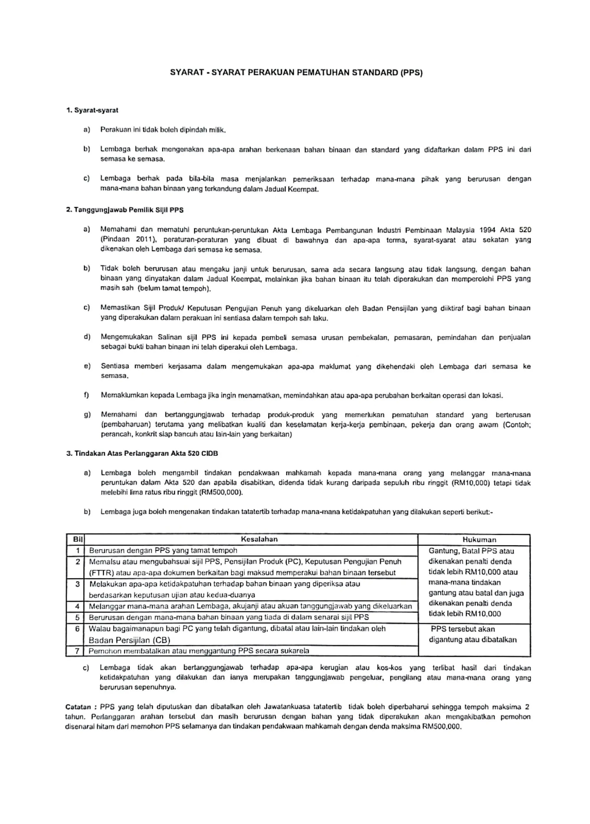 CIDB Malaysia Certificate for Precast Concrete Piles - Apolite Concrete Product Sdn Bhd – CIDB Recognised Reinforced Concrete Pile Manufacturer Malaysia B03